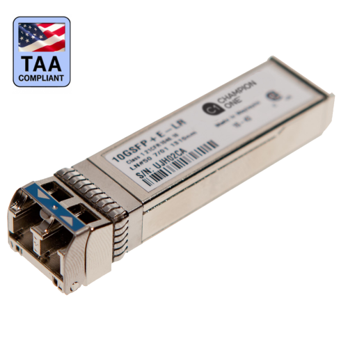TAA compliant SFP + E LR transceiver